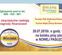 Turniej Piłki Siatkowej Plażowej o...