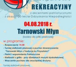 Turniej siatkówki plażowej o puchar...