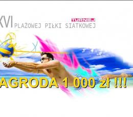 XVI Turniej Plażowej Piłki Siatkowej...