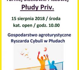 Turniej Siatkówki Plażowej Płudy Priv
