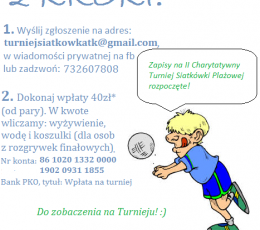 II Charytatywny Turniej Siatkówki...