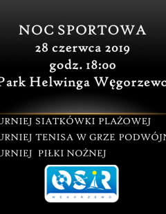 Noc Sportowa - Turniej Siatkówki Plażowej (2006 i młodsi)