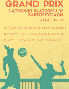 Grand Prix Bartoszyc w Siatkówce Plażowej Mężczyzn - II Turniej