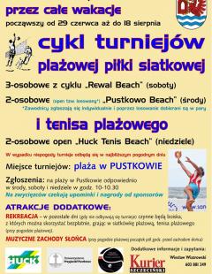 Rewal Beach - VI Turniej Trzyosobowej Siatkówki Plażowej