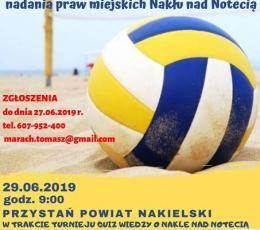 Turniej siatkówki plażowej z okazji...