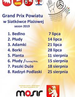 Grand Prix Powiatu w Siatkówce Plażowej - III Turniej