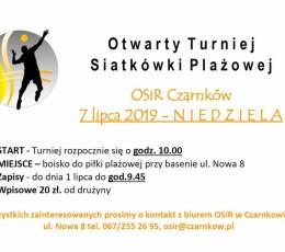 Otwarty Turniej Siatkówki Plażowej