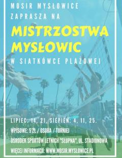 Mistrzostwa Mysłowic w siatkówce plażowej - I Turniej Eliminacyjny