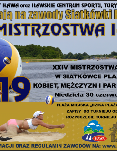 XXIV Mistrzostwa Iławy w Siatkówce Plażowej Kobiet, Mężczyzn i Par Mieszanych