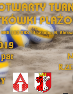 III OTWARTY TURNIEJ SIATKÓWKI PLAŻOWEJ