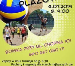 Wakacyjny Turniej Siatkówki Plażowej