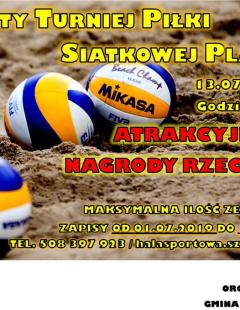 Otwarty Turniej Piłki Siatkowej Plażowej