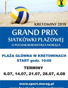 Grand Prix Siatkówki Plażowej o Puchar Burmistrza Morąga - IV Turniej