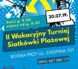 II Wakacyjny Turniej Siatkówki...