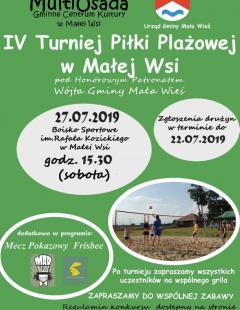 IV Turniej Piłki Plażowej w Małej Wsi