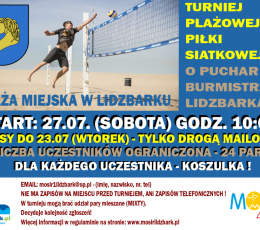 Turniej Plażowej Piłki Siatkowej o...