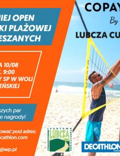 Turniej Siatkówki Plażowej Par Mieszanych Copaya by Decathlon Lubcza CUP