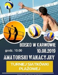 II Amatorski Wakacyjny Turniej Siatkówki Plażowej