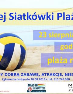 Turniej Siatkówki Plażowej