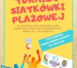 Turniej Siatkówki Plażowej MOSiR ...