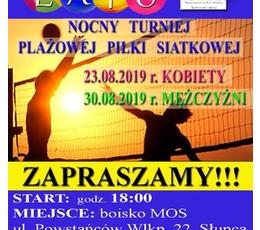 Nocny Turniej Plażowej Piłki Siatkowej