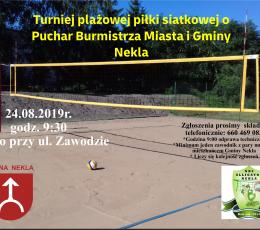 Turniej Siatkówki Plażowej o Puchar...