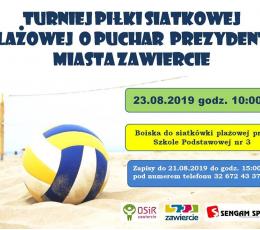 Turniej Siatkówki Plażowej o Puchar...