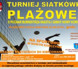 Turniej Siatkówki Plażowej o Puchar...