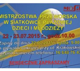 MISTRZOSTWA PRZEWORSKA W SIATKÓWCE...