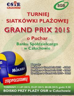 Turniej Siatkówki Plażowej Grand Prix 2015 o Puchar Banku Spółdzielczego w Człuchowie