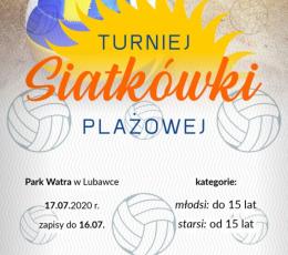 Turniej Siatkówki Plażowej do 15 lat