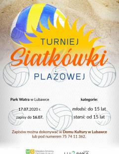 Turniej Siatkówki Plażowej