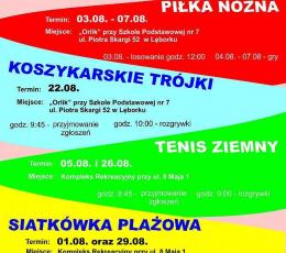 I Wakacyjny Turniej Siatkówki...