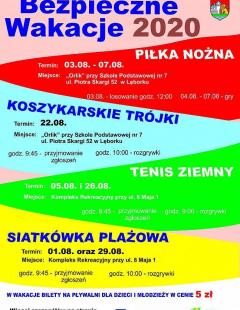 I Wakacyjny Turniej Siatkówki Plażowej - Młodzieżowy