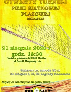 Otwarty Turniej Piłki Siatkowej Plażowej Mężczyzn