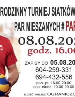 Rodzinny Turniej Siatkówki Plażowej Par Mieszanych - Papke Cup