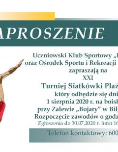 XXI Turniej Siatkówki Plażowej