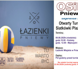Otwarty Turniej Siatkówki Plażowej