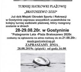 Turniej Siatkówki Plażowej Bratoszewo...