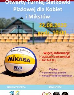 Otwarty Turniej Siatkówki Plażowej Kobiet i Mikstów