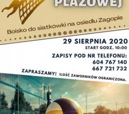 Turniej Siatkówki Plażowej