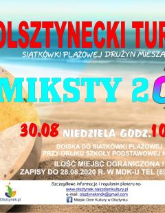 Olsztynecki Turniej Siatkówki Plażowej MIXTY 20