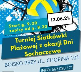 Turniej Siatkówki Plażowej z okazji...