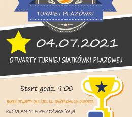 Otwarty Turniej Siatkówki Plażowej