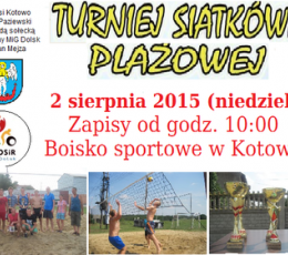 Turniej Siatkówki Plażowej