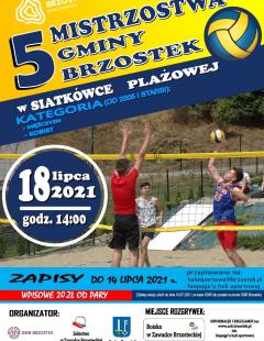 V Mistrzostwa Gminy Brzostek w Siatkówce Plażowej