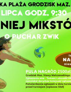 Turniej Siatkówki Plażowej Kobiet o Puchar ZWiK