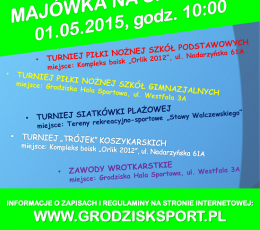 Turniej Siatkówki Plażowej MAJÓWKA...