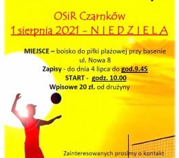 Powiatowy Turniej Siatkówki Plażowej