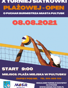 X Pułtuski Turniej Siatkówki Plażowej